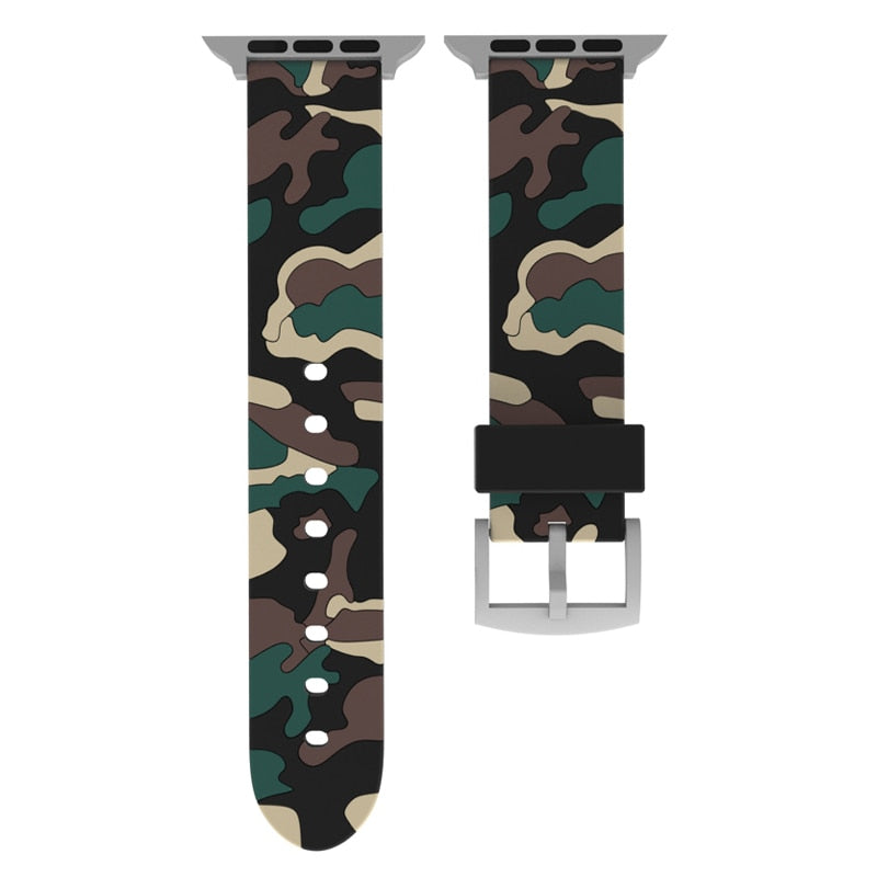 Camouflage Silicone  strap for Apple Watch - Premium Apple Watch Accessories from Dressmycell.com - Just $22! Shop now at Dressmycell.com Camouflage Silicone  strap for Apple Watch - Premium Apple Watch Accessories from Dressmycell.com - Just $22! Shop now at Dressmycell.com